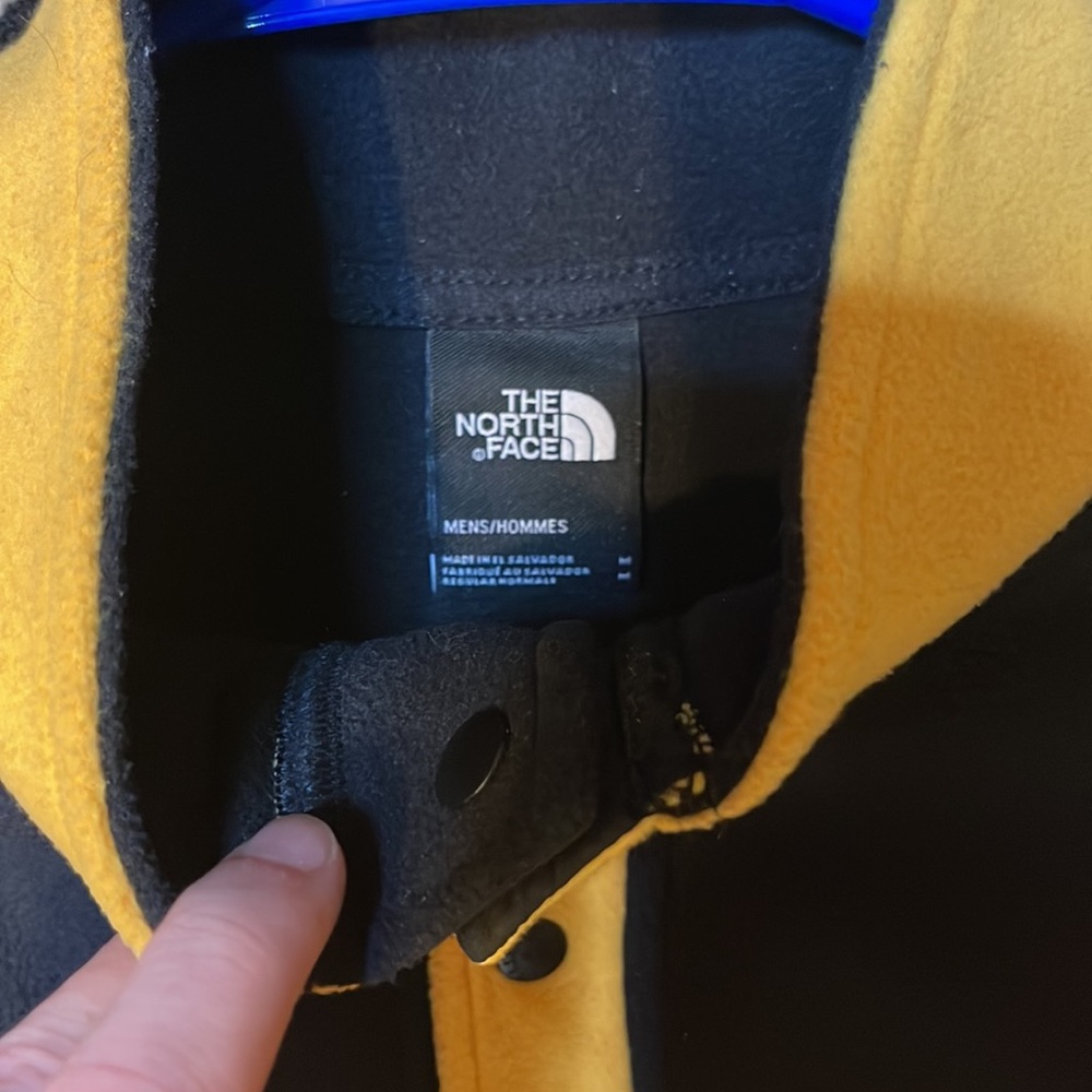 Yellow North Face Half Button - image 2